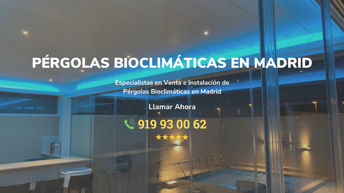 Pèrgola bioclimàtica en chalet de Fuenlabrada